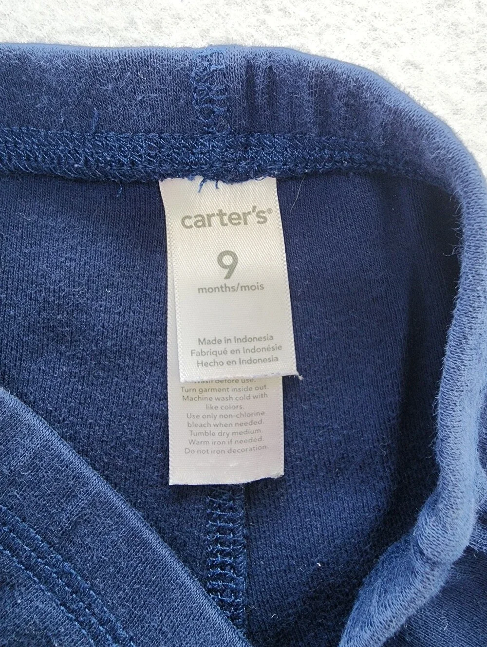 Baby Boy Pants Lot 6-9M 9M Carter’s Cloud Island Neutral Jogger Bundle